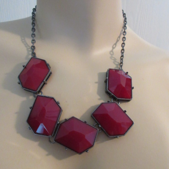 Jewelry | New Ruby Red Chain Necklace | Poshmark